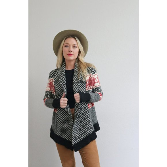 Telluride Lambswool Holiday Snowflake Sweater in Women's Extra Small to Small - Picture 8 of 9